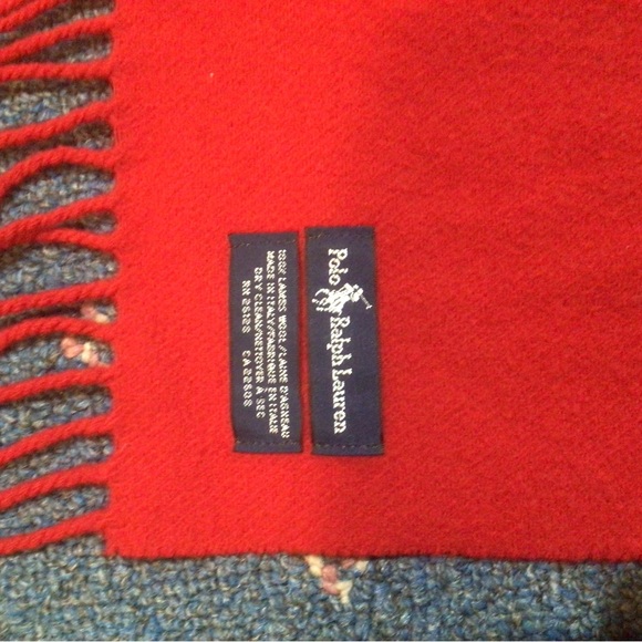 POLO RALPH LAUREN Lambs Wool Scarf - Picture 5 of 5